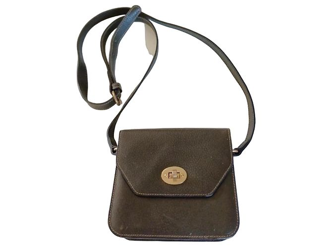 Borsa Box Jil Sander in pelle verde foresta Cachi