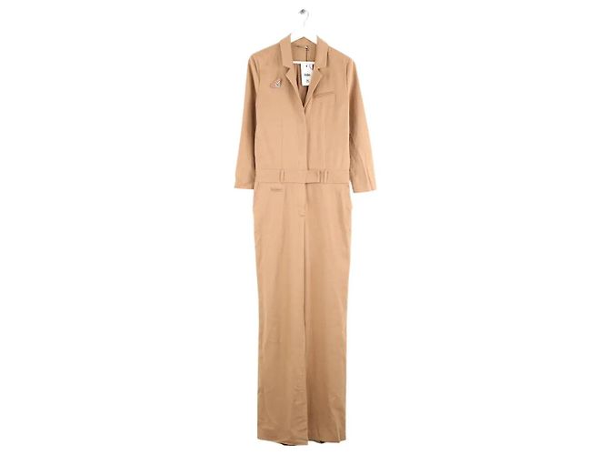 Maison Ullens Camel wool jumpsuit