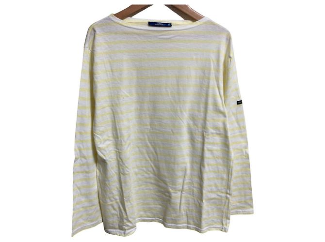 Autre Marque Camiseta de algodón Vasco Saint James Amarillo