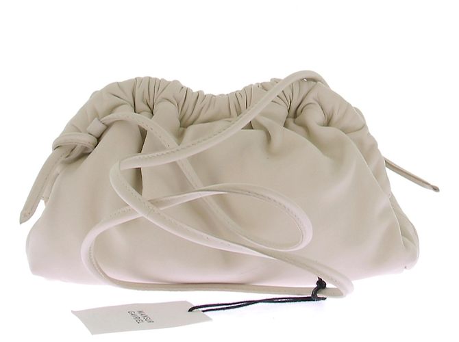 Mansur Gavriel Borsa "Mini Cloud Clutch" ecrù