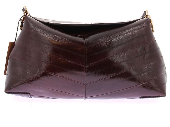 Tod's Bolsa de croco marrom em relevo