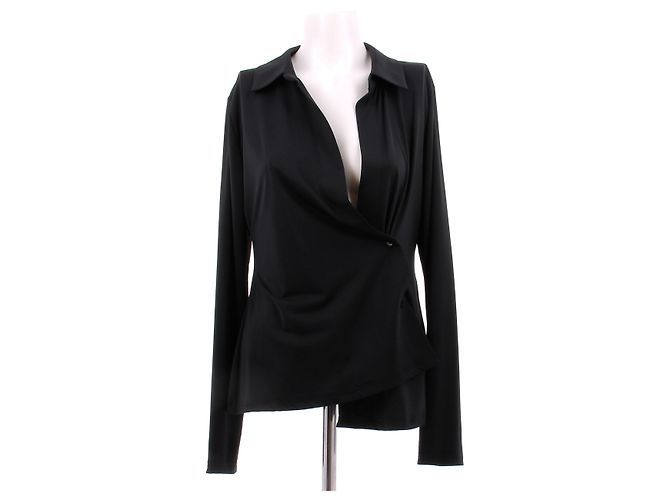 Autre Marque Camicia nera fluida L'AN DEMIE Nero
