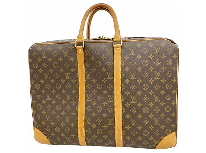 Louis Vuitton Monogram Sirius 55 Boston Tasche Braun