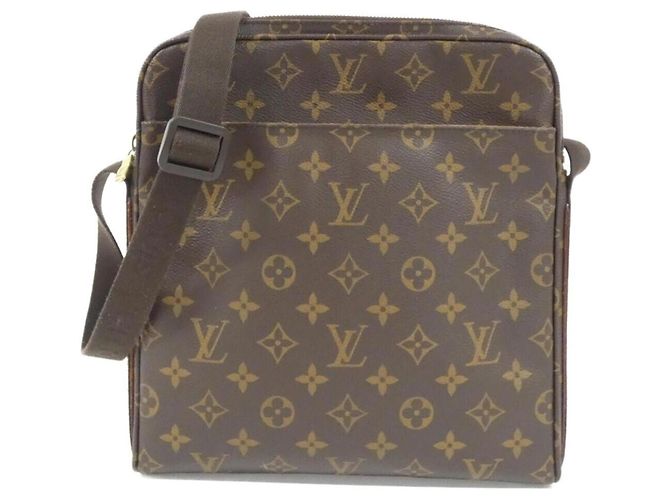 Borsa a Spalla Trotter Bobur Monogramma Louis Vuitton Marrone