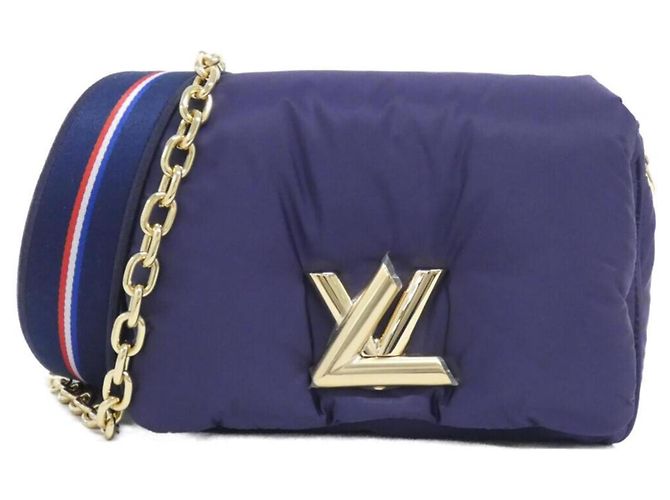 Bolsa de Ombro Louis Vuitton Twist MM Azul