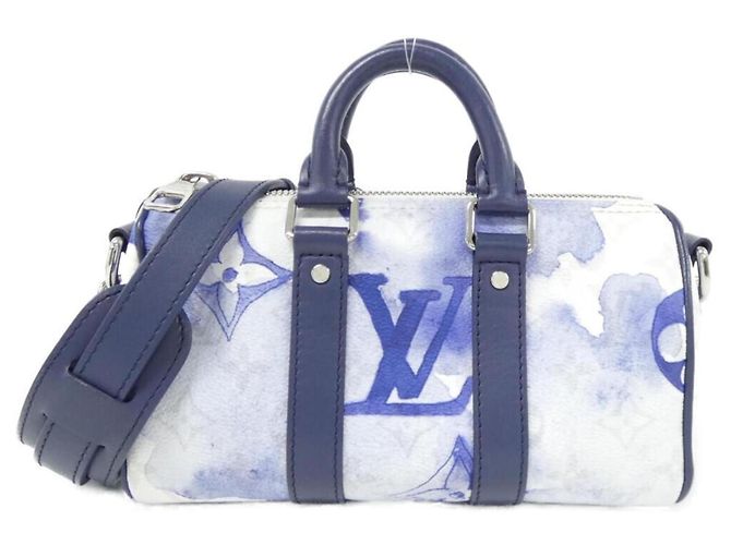 Boston Bag Keepall XS Monogram Watercolor Louis Vuitton Blau