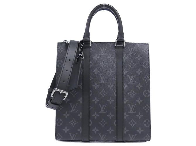 Borsa Cross Sac Plat Monogram Eclipse Louis Vuitton Nero