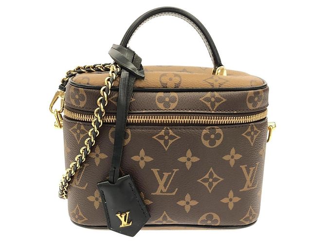 Bolsa de mão Vanity PM Monogram Louis Vuitton Marrom