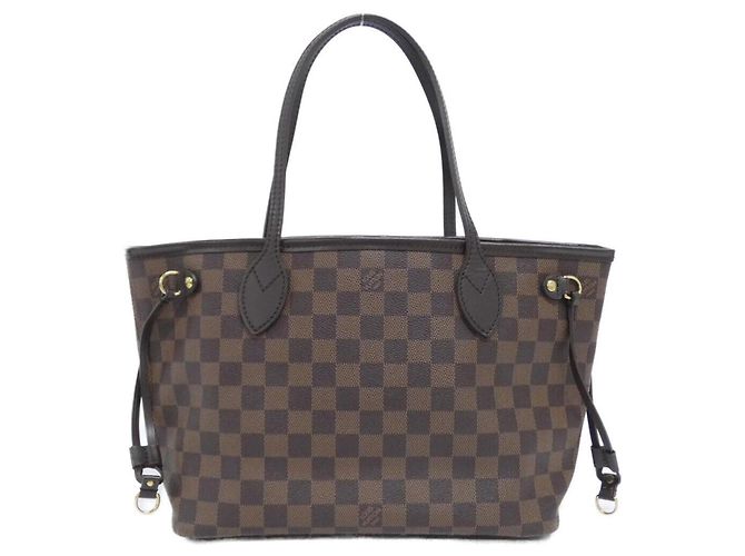 Bolsa Louis Vuitton Damier Neverfull PM Marrom