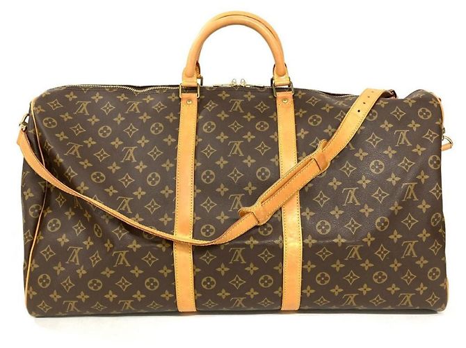 Bolsa Boston Keepall 60 Louis Vuitton Marrom