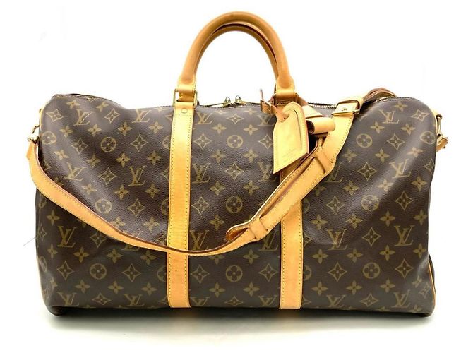 Sac Boston Keepall 50 Louis Vuitton Marron