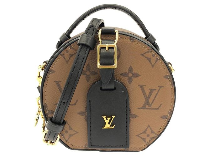Bolsa de Ombro Mini Boite Chapeau Monogram Reverse Louis Vuitton Marrom