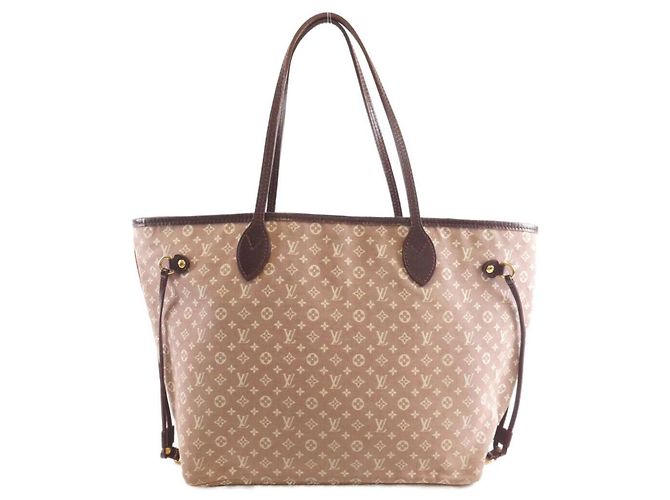 Sac à main Louis Vuitton Monogram Idylle Neverfull MM Marron Beige