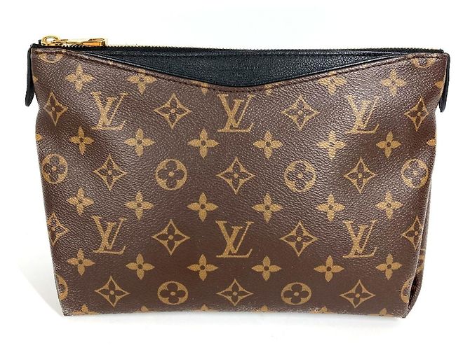 Neceser de Belleza Monogram Pallas de Louis Vuitton Castaño Negro