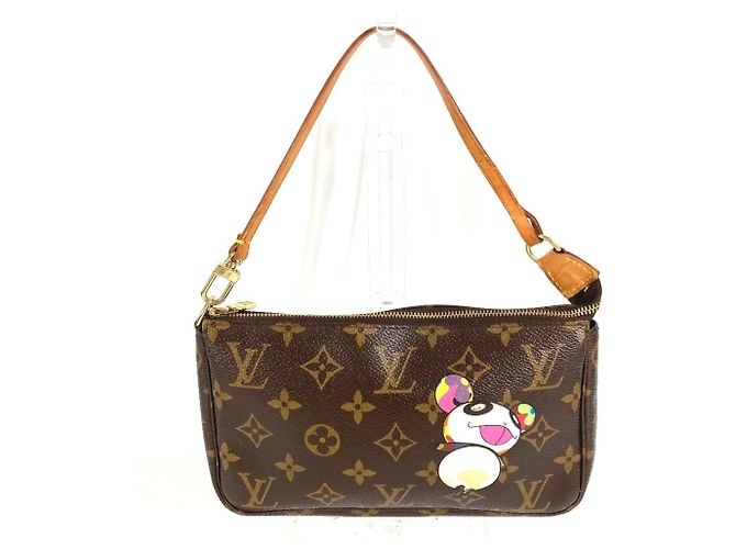 Pochette Accessoires Monogram Panda Louis Vuitton Marron Multicolore