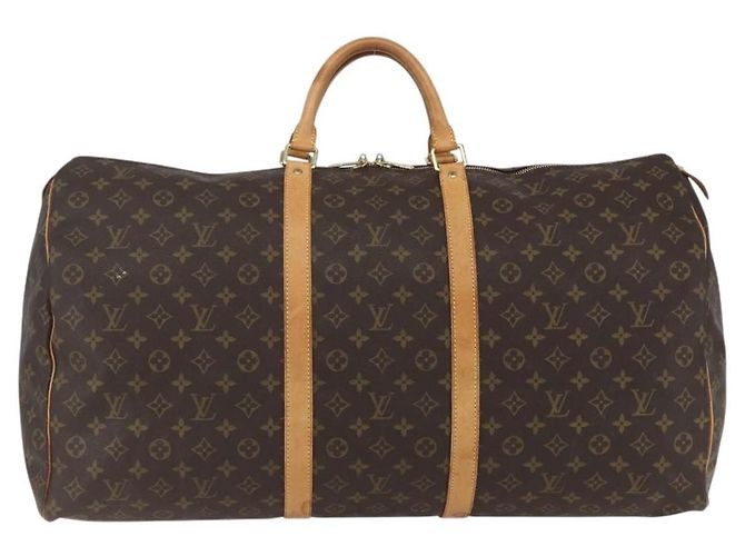 Louis Vuitton Keepall Bag Monogram Canvas 60 Brown