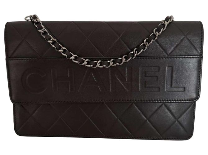 Timeless Chanel WOC geprägt Chanel Schwarz