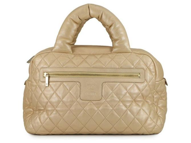 Sac à main matelassé Coco Cocoon de Chanel Doré