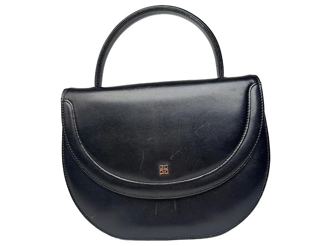 Vintage Givenchy Leather Handbag Black