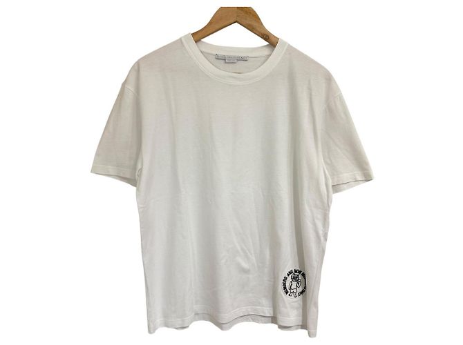 Stella Mc Cartney Camiseta de algodón Stella McCartney Blanco