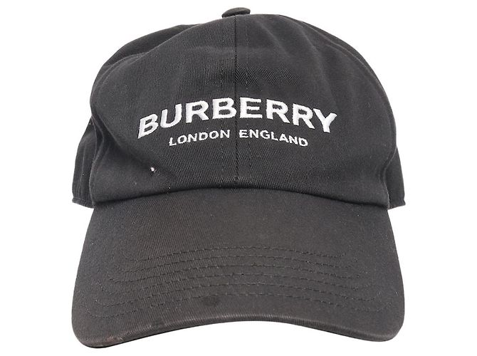 Burberry Cappellino snapback nero Cotone