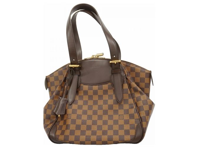 Borsa Louis Vuitton Damier Verona MM Ebano Damier ebene