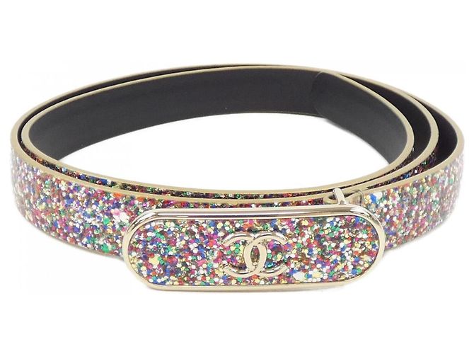 Cintura Standard Chanel Rosa Blu Verde