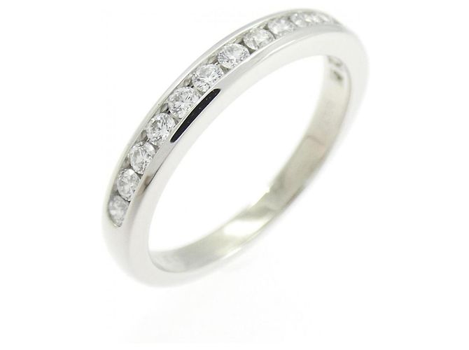 Tiffany & Co Anel Tiffany em meia-lua com configuração de canal