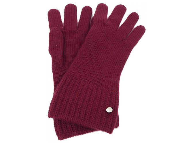 Rote Kaschmirhandschuhe von Hermès 