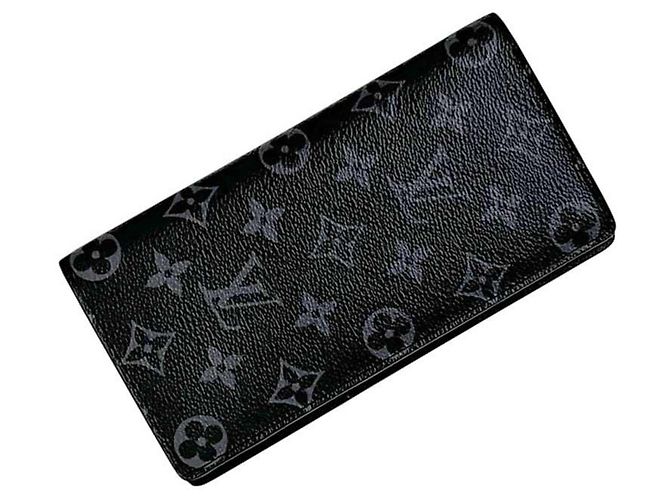 Louis Vuitton Long Wallet in Monogram Eclipse Black