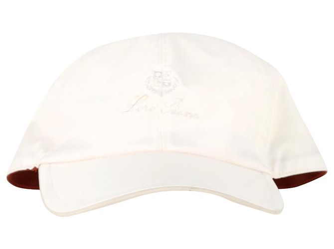 Casquette Loro Piana en polyester blanc