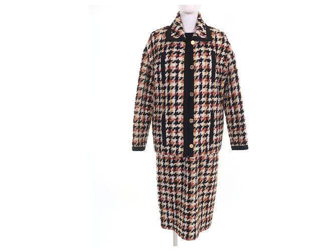 Timeless Set Giacca e Vestito Chanel Nero Multicolore