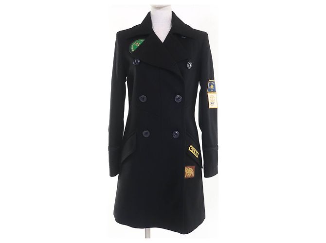COACH Wool Coat Black