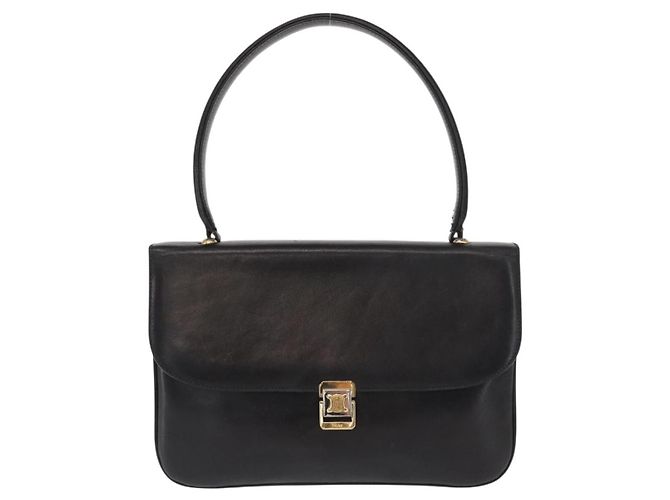 Céline Borsa a mano in pelle Celine Nero