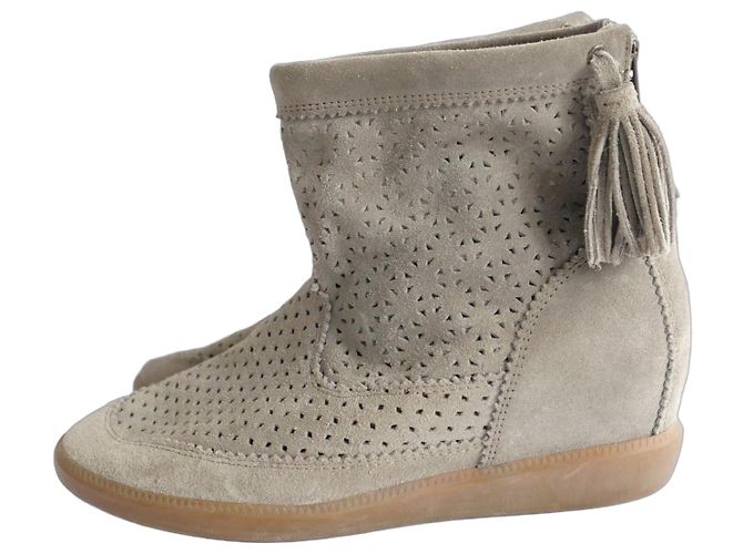 Botines Isabel Marant Beslay Gris pardo