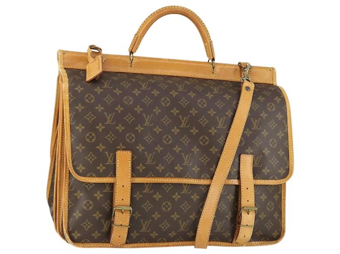 LOUIS VUITTON Bolsa de Viagem Monogram Kleber M58122 LV Auth 162448 Monograma