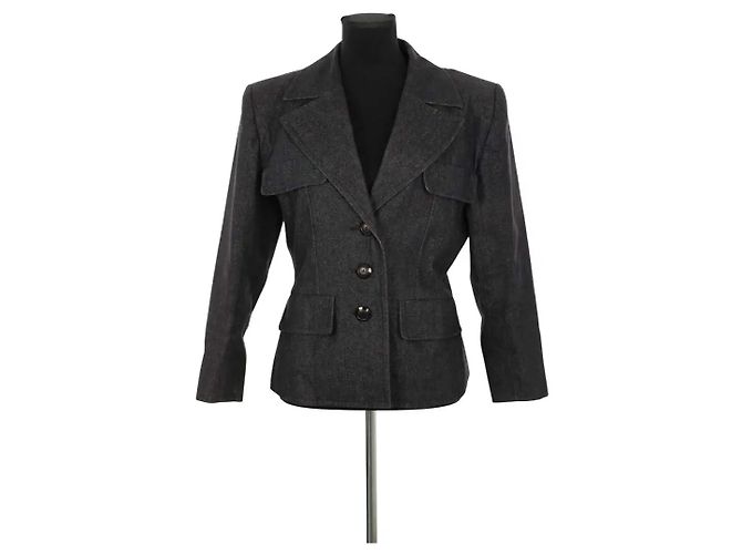 Yves Saint Laurent Giacca antracite Grigio antracite