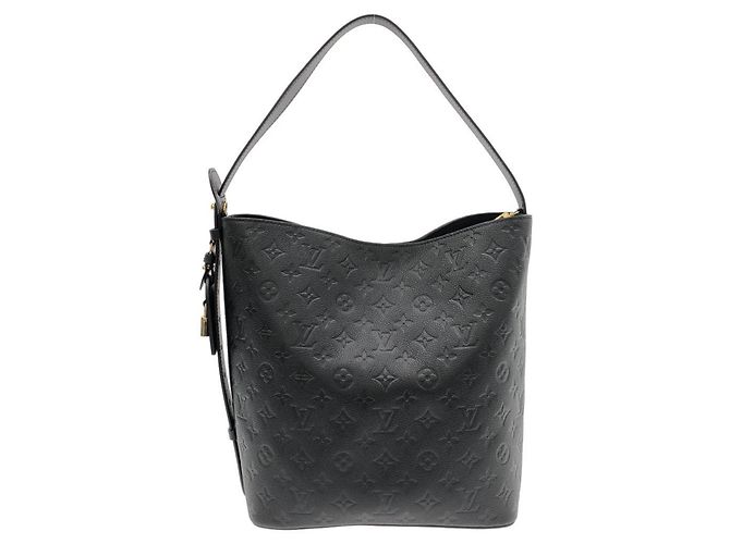 Bolso de Hombro Louis Vuitton Monogram Empreinte All-in GM Negro