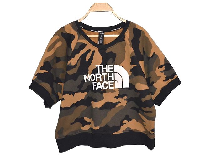The North Face Pull en coton motif camouflage Multicolore
