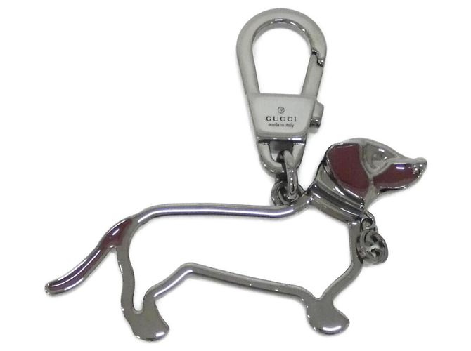 Charm per Borsa Gucci in Bordeaux e Argento Bordò