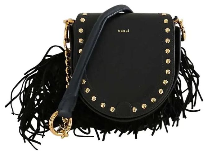 Sacai Black shoulder bag