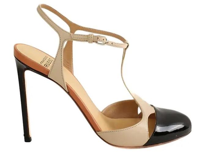 Francesco Russo Beige Heels