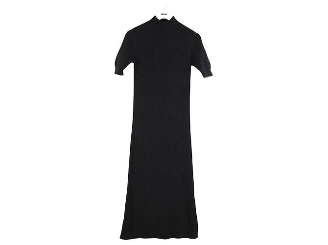 Eric Bompard Schwarzes Kaschmirkleid