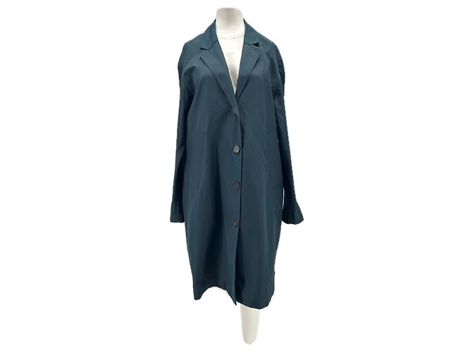 Baume & Mercier Dunkelgrüne lange Jacke