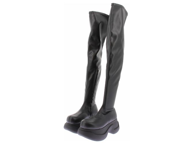 Marni Bottes compensées noire Black