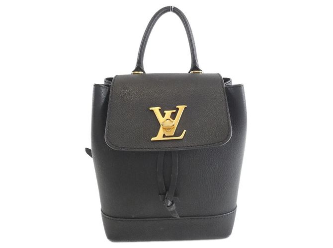 Louis Vuitton LockMe Mini Backpack Black
