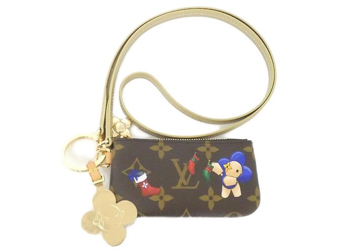 Vivienne Supporto per Telefono Monogramma Louis Vuitton Marrone