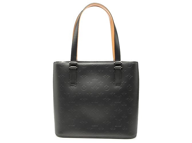 Sac Stockton Monogram Mat Gris Louis Vuitton Marron Gris anthracite