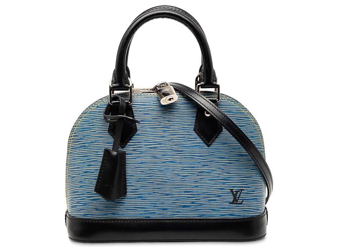 Louis Vuitton Alma BB en denim Epi azul
