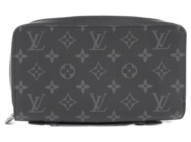 Louis Vuitton Monogram Eclipse Zippy XL Wallet Black
